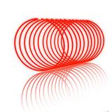 Glow Fever Glow Sticks Bulk 100ct 22'' Glow Necklaces with Connectors, Neon Light Sticks for Party Festivals Raves Concert Birth