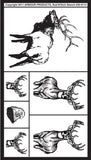 Armour Etch Stencil Rub N Etch Stencil, Wildlife, 5Inch by 8Inch