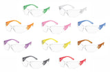 Gateway Safety 4699 StarLite Gumballs Safety Glasses, Clear Lens, 10 Colors Included (Pack of 10)