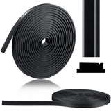 Tondiamo Magnetic Strips for Shower Door 134 Inches Flexible Magnetic Strip Replacement Long Roll 3/8 Width 1/8 Thick Seal Strip for Framed Semi Framed Sliding Door Side Bottom Seal Black(1 Roll)