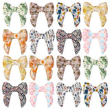 16Pcs Bow Silicone Beads Bulk Flower Focal Silicone Beads for Keychain Making Necklace Jewelry DIY Bracelet Making Kit (Bowknot)