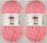 Himalaya Dolphin Baby Yarn Knitting Yarn 2 Skeins 264 Yards 2x100gram Super Bulky Baby Blanket Yarn (80346)