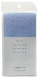 Yokota Daruma Sashiko Cloth Sashiko Fabric - Pre-Printed Sashiko Sampler - White with English Instruction Inside (White Triple D