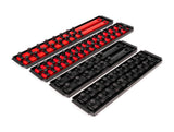 TEKTON 1/2 Inch Drive Socket Rail and Tray Set (78-Tool) | OST92901 | Made in USA