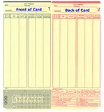 (1000) Amano MJR7000 and MJR8000 Time Clock Cards, 000099 Number Series