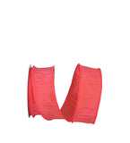 Reliant Ribbon 92975W-907-09F Dupioni Supreme Wired Edge Ribbon, 1-1/2 Inch X 10 Yards, Coral
