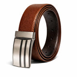 The Men Thing Genuine Leather Belt | 2 In 1 Reversible (Brown & Black) (1 Pc.) Imperon Brown