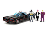 toy Cars DC Comics 1:24 Classic TV Series Batman Batmobile DieCast Car & 2.75 Batman, Robin, Penguin, & The Joker Figures
