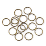 HDSupplies 200 Pieces - 4mm Jump Rings Antique Bronze - 21 Gauge (0.7mm Thickness)
