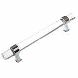 GlideRite Hardware 4718128PC10 5inch CC Clear Acrylic Cabinet Drawer Pulls 10 Pack, 10 Count