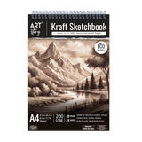 Little Birdie Art Story Kraft Sketch Book Spiral Bound Kraft Board 200gsm 24Sheets 1 Book (A5)