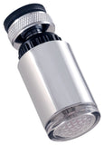 LDR Industries 530 2165TL LED Faucet Aerator Red to Blue Temperature Indicator Light for Hot or Cold, Chrome, 55/6415/16 x 27