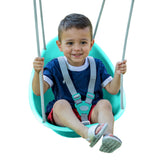 Swurfer Coconut Toddler Swing - Comfy Baby Swing Outdoor, 3- Point Adjustable Safety Harness, Secure, Safe Quick Click Locking S
