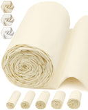 FIVEIZERO 100% Cotton Muslin Fabric by The Yard,63Inch X10 Yards Unbleached Natural Cotton Material-Medium Weight Beige Calico F