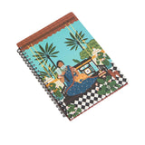 Chumbak Chettinad Spiral Notebook | Wire Binding Office Spiral Notebook For Personal And Office Use | Size 21 Cm X 15 Cm | Cor