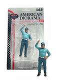 American Diorama Racing Legend 1950s Theme (Figure B) for 1/18 Scale Model car Display AD76348