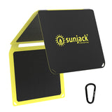 SunJack - 15 Watt Foldable Solar Panel, ETFE Monocrystalline Portable Solar Panel with USB-C and USB-A, IP67 Waterproof Solar Pa