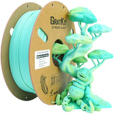 Gratkit Matte Tri-Color PLA Filament,Coextrusion PLA Filament 1.75mm, +/-0.03mm, 1KG/Roll, High Speed Matte PLA,Yellow & Green &