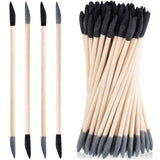 Leriton 120 Pcs Sanding Sticks Double End Matchsticks Sanding Twigs Fine Detailing Polishing Sticks for Plastic Models Wood Hobb