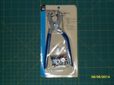 Dritz Eyelet Pliers for 5/32 & 1/4 Eyelets, Turquoise