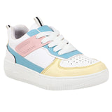 Shoetopia Women & Girls Casual Lace-Up Sneakers/Polo/White / Uk3,White,6,B0B5KZKDXJ