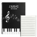 JYCSTE Blank Sheet Music Notebook, Staff Paper Sheet Music Composition Notebook, Art Music Notebook, Manuscript Paper Notebook,