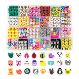 480PCS Animal Polymer Clay Beads for Bracelet Earring Jewelry Making, Mixed Clay Spacer Beads Charms for DIY Art Craft Gifts (An