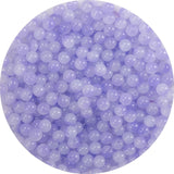 8mm Glass Beads for Bracelets Purple Crystal Beads for Jewelry Making Large Holes Round Beads for DIY Earrings Necklace Crafts F