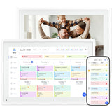 10.1 Inch WiFi Digital Calendar, Smart Touchscreen Interactive Display for Family Schedules Chore Chart, Meal Planner, To Do Lis