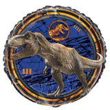 Jurassic World 2 Round Foil Party Balloon 18 | Black | 1 Pc