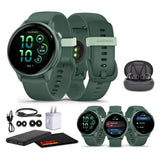 Garmin Vivoactive 6 Smartwatch Metallic Jasper Green with Jasper Green Band Best Fitness GPS Smart-Watch with AMOLED Display, 11