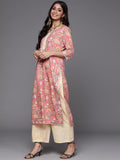 Libas Women'S Cotton Kurta Sets (33206O_Pink Pink L