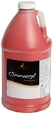Chroma Chromacryl Premium Acrylic Paint - 1/2 Gallon - Set Of 6 - Warm Colors