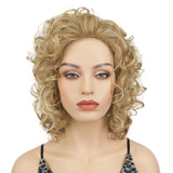 Lydell Short Soft Super Curly Layered Natural Movement Synthetic Wigs L16/613 Blonde Highlights