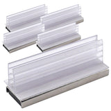 Master Magnetics Magnetic Sign Holder Retail EZ Grip HolderPowerful Magnet, 3 Length, 1 Width, 1.13 Total Height, Silver a