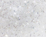 PPhtony Glass Bugle Tube Mini Seed Beads 1400Pcs/30g 2 * 3mm Small Craft Loose Spacer Beads for DIY Bracelets Necklace Earring J