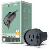 Merkury Outdoor Smart Plug Smart Outlet, IP65 WeatherResistant, Alexa Compatible, Remote Control, No Hub Needed Ideal for L