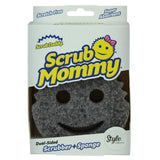 Scrub Daddy Scrub Mommy Style Collection Grey Scrubber Sponge, Dual Sided Cleaning, 1 Count (Pack of 1), SMSTGY