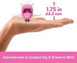 Barbie Mini Barbieland Doll & Toy Vehicle Set, 1.5-Inch Doll & Dreamplane With Working Doors & Color-Change Surprise