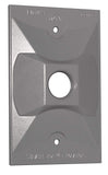 Rect Cover 1Hl 1G Gray (Pack Of 1)