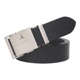 Usl MenS Formal/Casual Black/Browngenuine Leather AutoLock Adjustable Belt (34, Black)