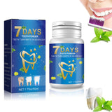 7 Days Tooth Cleaning Powder,50ml Teeth Whitening Powder,7 Days Tooth Powder Whitening,Mint Tooth Powder,Yellow Teeth Stain Remo