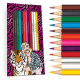 Pun Labs Exotic Colors - Tiger King Inspired Parody Colored Pencils