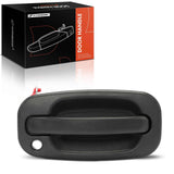 A-Premium - Exterior Door Handle with Keyhole - Front Right Passenger Side - Compatible with Cadillac, Chevy & GMC Models - Silv