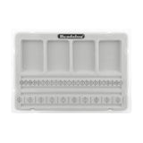 Beadalon Bracelet Bead Boards for Jewelry Making Flocked, AntiRoll Bead Tray with Cover Ideal Jewelry Design Tool for Craft