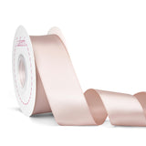 Laferri Vanilla Satin Ribbon Double Faced,1-1/2 X 25 Yards,Fabric Ribbon Use for Gift Wrapping DIY Craft Floral Bouquets Wedding