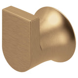 Moen Genta LX Modern Single Robe Hook or Towel Hanger for Kitchen or Bathroom, Bronzed Gold, BH3803BZG