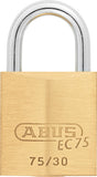 Nihon Lock Service ABUS Brass Padlock EC75/30 KD Dimple Cylinder Rose No