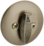 Kwikset 663 SingleSided Deadbolt in Antique Brass, Thumbturn One Side, Key Lock, Adjustable Latch, ANSI/BHMA Grade 3 Certified