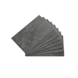 Palisade 25.6 in. x 14.8 in. Interlocking Vinyl Waterproof Wall/Backsplash Tiles for Kitchen or Bathroom in Cracked Slate (8 Pac